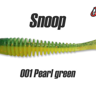 Silikoninis masalas Jig It Snoop 3.3 col. 001 Green Pearl (garlic)