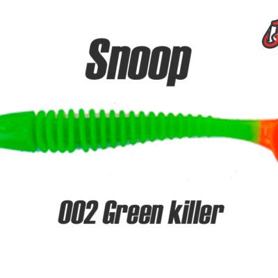 Silikoninis masalas Jig It Snoop 3.3 col. 002 Green killer