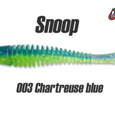 Silikoninis masalas Jig It Snoop 3.3 col. 003 Chartreuse blue