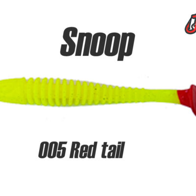 Silikoninis masalas Jig It Snoop 3.3 col. 005 Red Tail