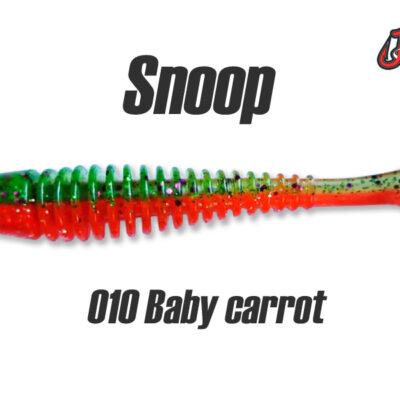 Silikoninis masalas Jig It Snoop 3.3 col. 010 Baby carrot (garlic)