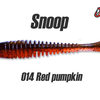 Silikoninis masalas Jig It Snoop 3.3 col. 014 Red pumpkin