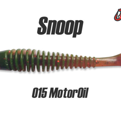 Silikoninis masalas Jig It Snoop 3.3 col. 015 MotorOil (garlic)