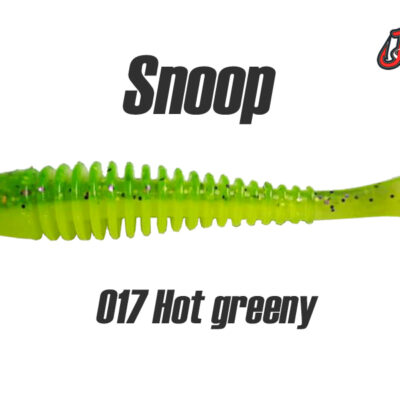 Silikoninis masalas Jig It Snoop 3.3 col. 017 Hot greeny