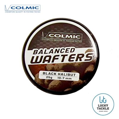 Vafteriai COLMIC WAFTERS: HALIBUT 10X7mm - BLACK 25g