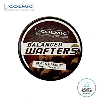 Vafteriai COLMIC WAFTERS: HALIBUT 7X5mm - BLACK 25g
