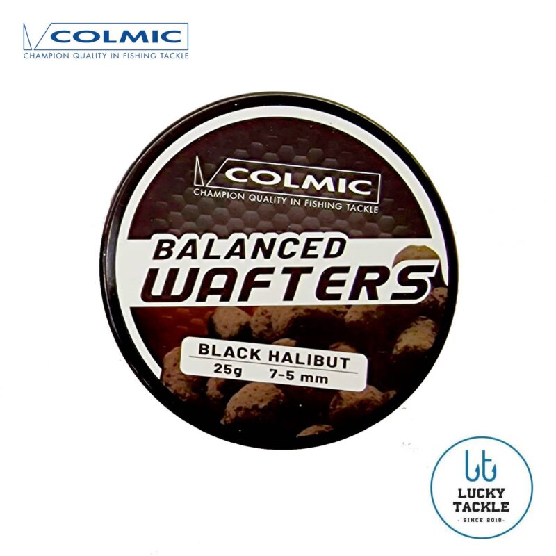 Vafteriai colmic wafters halibut 7x5mm black 25g