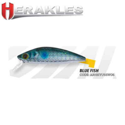 Vobleris HERAKLES YUME 50 S SW 50mm 4,3g. (Blue Fish)