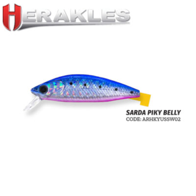 Vobleris HERAKLES YUME 50 S SW 50mm 4,3g. (Sarda Pink Belly)