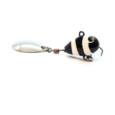 Bait tail spinner "Hurricane" 28g Zebra