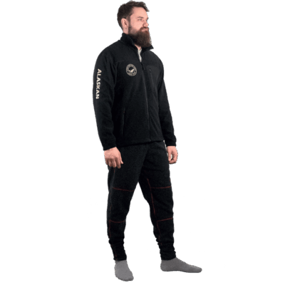 Flisinis švarkas Alaskan NorthWind black XXL