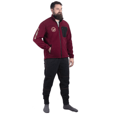 Flisinis švarkas Alaskan NorthWind claret S