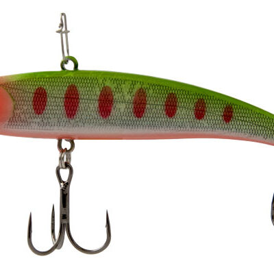 Vobleris vert. ECOPRO VIB  Nemo Slim 80mm 17g 023-Broken Lime