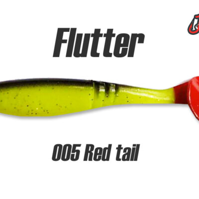 Silikoninis masalas Jig It Flutter 6 col. 005 Red Tail