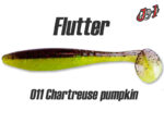 Luckytackle.eu jig it flutter 011 chartreuse pumpkin