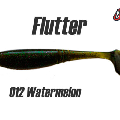 Silikoninis masalas Jig It Flutter 3.8 col. 012 Watermelon
