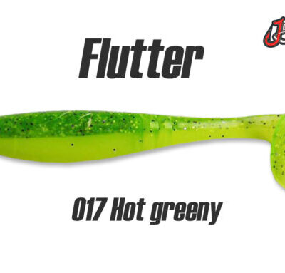Silikoninis masalas Jig It Flutter 4.4 col. 017 Hot Greeny