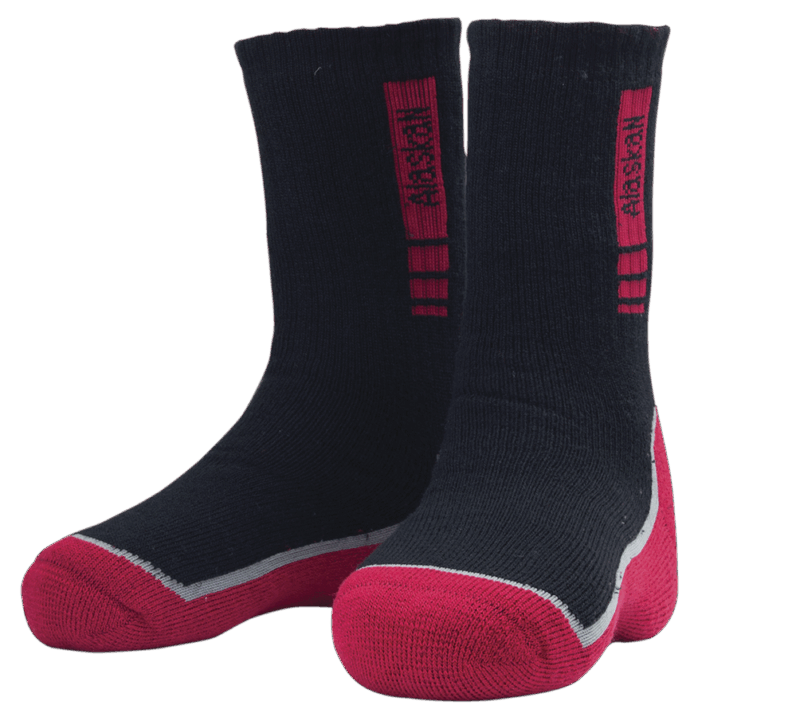 Noski zimnie atws black red