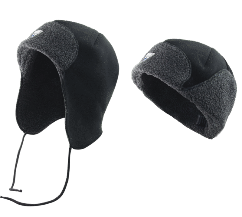 Shapka zimnyaya softshell r9001 black gray 900 auto png