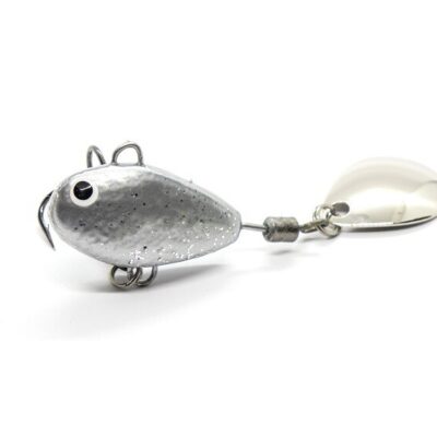Bait tail spinner "Hurricane" 28g Silver glitter