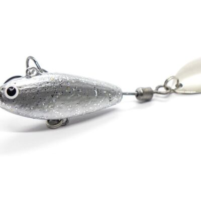 Bait tail spinner "Hurricane" 32g Silver glitter