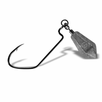 Ofsetiniai kabliukai su svareliu Gurza WORM 401 LE JR HOOK #1/0