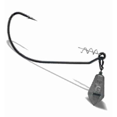 Ofsetiniai kabliukai su svareliu Gurza Swim Bait JR Hook #9/0