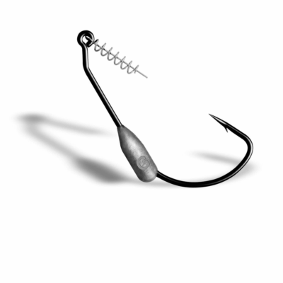 Ofsetiniai kabliukai su svareliu Gurza Swim Bait Weighted Hook #11/0