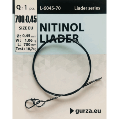 Viela Gurza NITINOL LEADER 700mm / 0,45Ø 1 vnt.