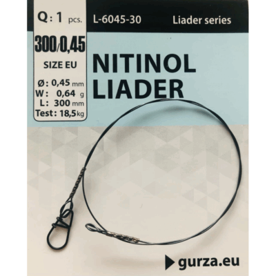 Viela Gurza NITINOL LEADER 300mm / 0,45Ø 1 vnt.