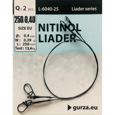 Viela Gurza NITINOL LEADER 250mm / 0,40Ø 2 vnt.