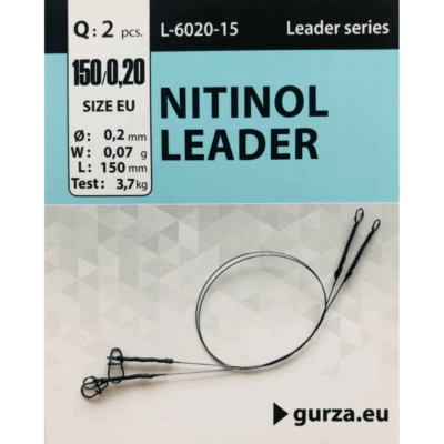 Viela Gurza NITINOL LEADER 150mm / 0,20Ø 2 vnt.