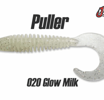 Silikoninis masalas Jig It Puller 4.3 col. 020 Glow Milk