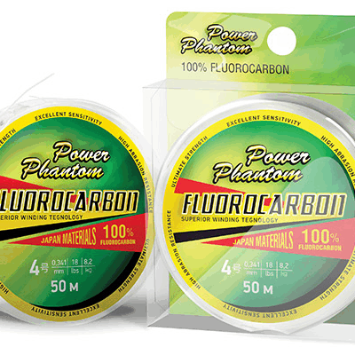 Fluorokarboninis valas Power Phantom 0,12mm 1,45kg 50m clear