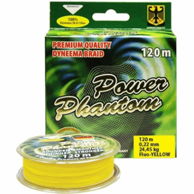 Pintas valas Power Phantom 4x, 120, yellow, 0,14mm, 15,25kg
