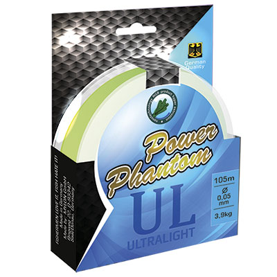 Pintas valas Power Phantom 6x, UltraLight, 105m, yellow, 0,06mm, 3,1kg