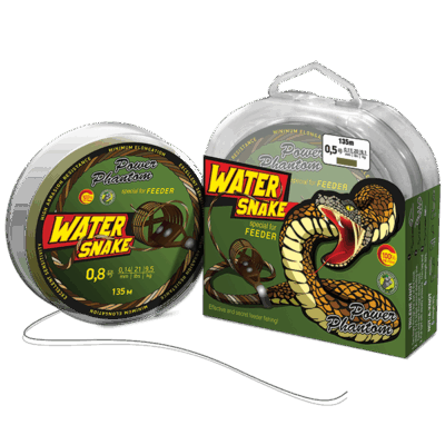 Pintas valas Power Phantom WaterSnake PE 135m, camo-brown #1.5 (12,7kg), 0,20mm