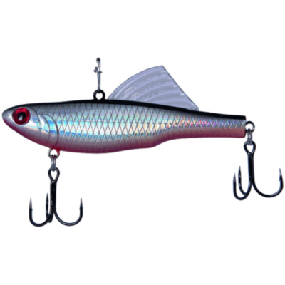 Vobleris vert. ECOPRO VIB Sandra-M 55mm 8g  030  Holo Silver