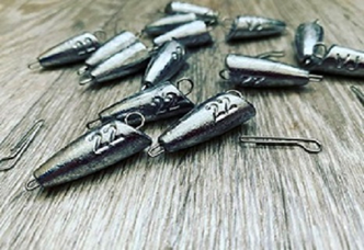 Išardoma švininė čeburaška "Kulka" 30g