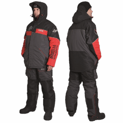 Žieminis kostiumas Dakota 2.0 grey/black/red XXL