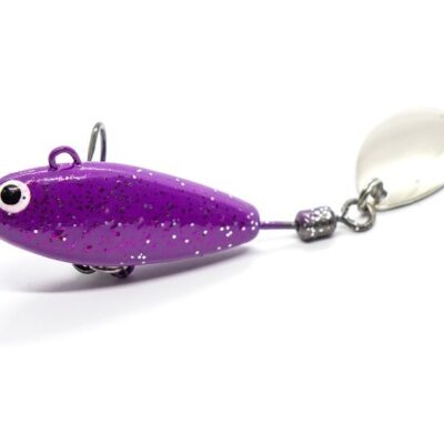 Bait tail spinner "Hurricane" 32g Violet glitter