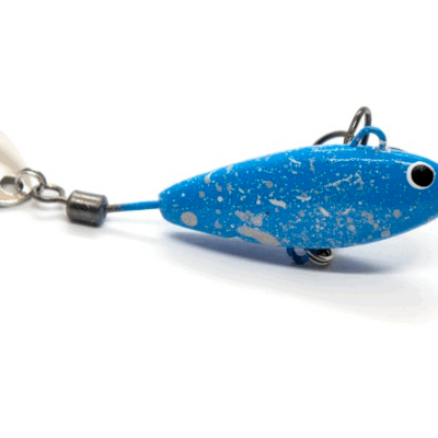 Bait tail spinner "Hurricane" 32g Winter blue