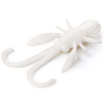 Silikoninis masalas FishUp Baffi Fly 1.5" (10pcs.), #009 - White CRAWFISH taste