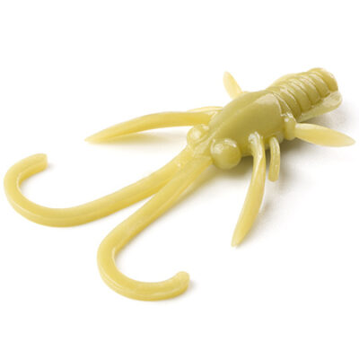 Silikoninis masalas FishUp Baffi Fly 1.5" (10pcs.), #109 - Light Olive CRAWFISH taste