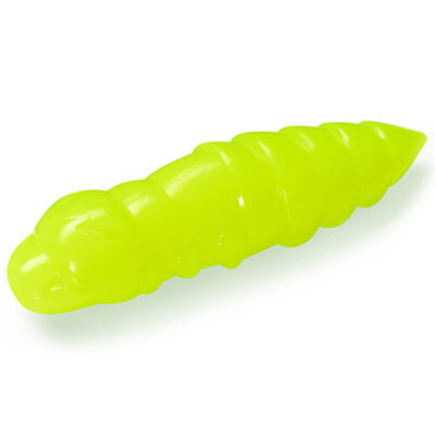 Silikoninis masalas FishUp Pupa 0.9" (12pcs.), #111 - Hot Chartreuse, garlic taste