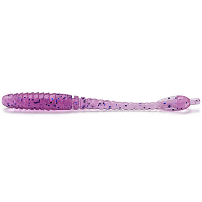 Silikoniniai masalai FishUp ARW Worm 2" (12vnt.), #014 - Violet/Blue