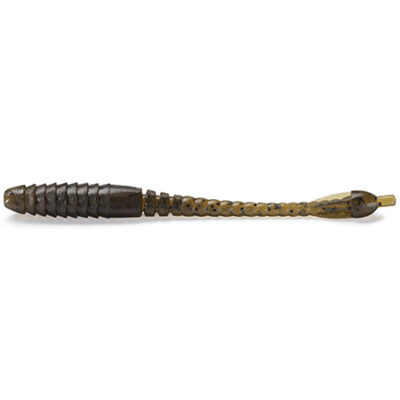 Silikoniniai masalai FishUp ARW Worm 2" (12vnt.), #043 - Watermelon Brown/Black