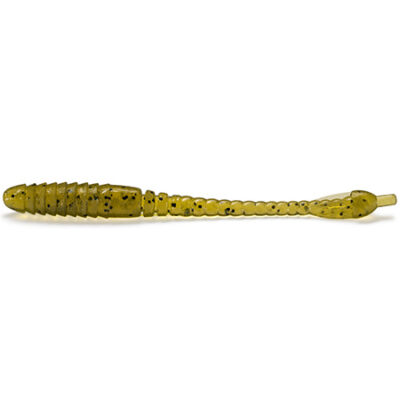 Silikoniniai masalai FishUp ARW Worm 2" (12vnt.), #074 - Green Pumpkin Seed