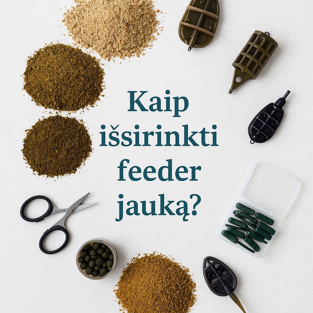 Kaip išsirinkti feeder jauką Išsamus gidas žvejams