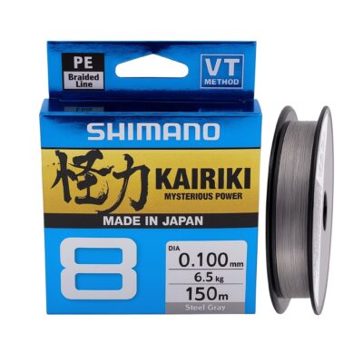Pintas valas Shimano Kairiki x8 150m Steel Grey (2)